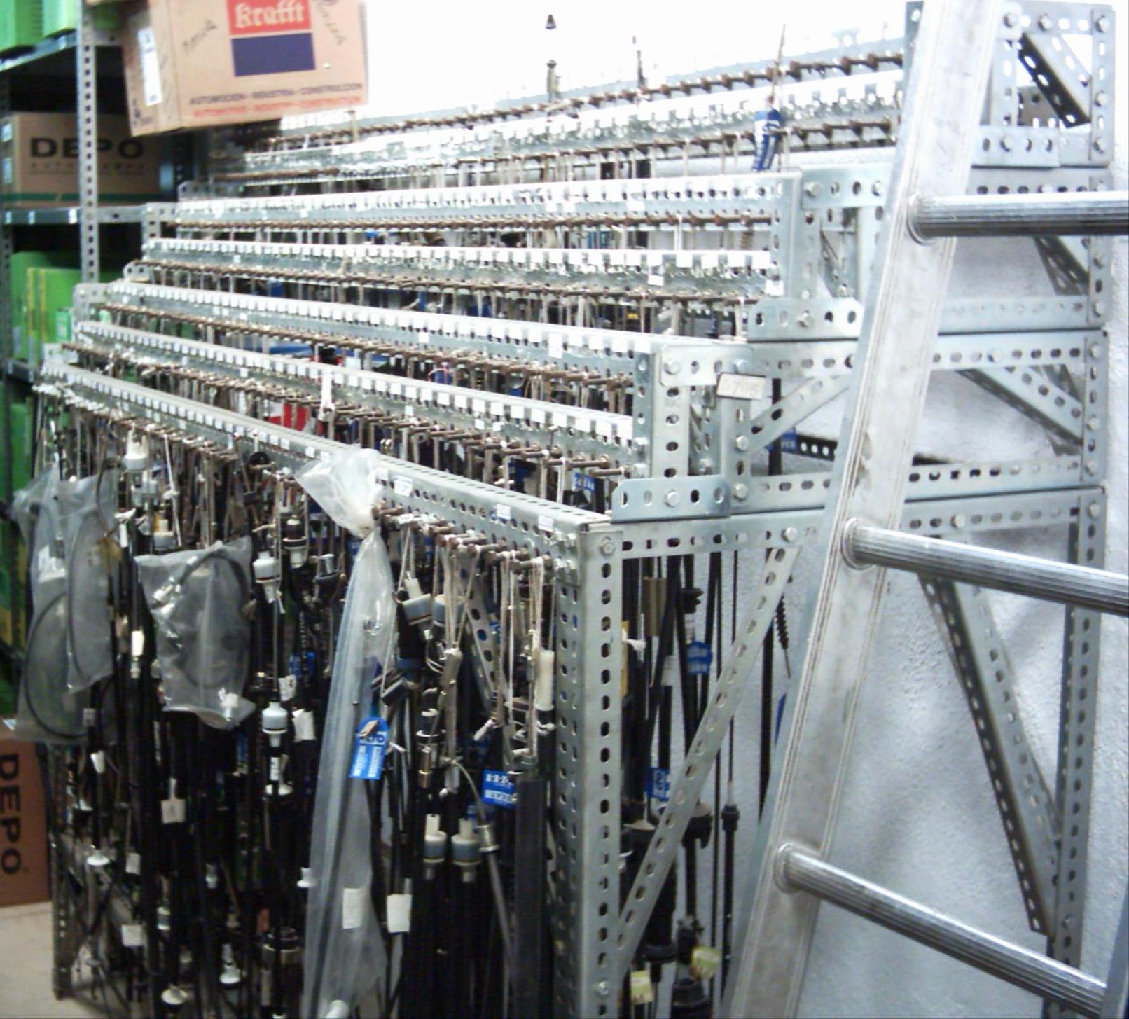 estanteria metalica para latiguillos